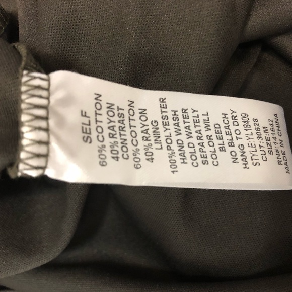 NEW YA Los Angeles Brown Grey Tunic Dress M - Picture 4 of 4